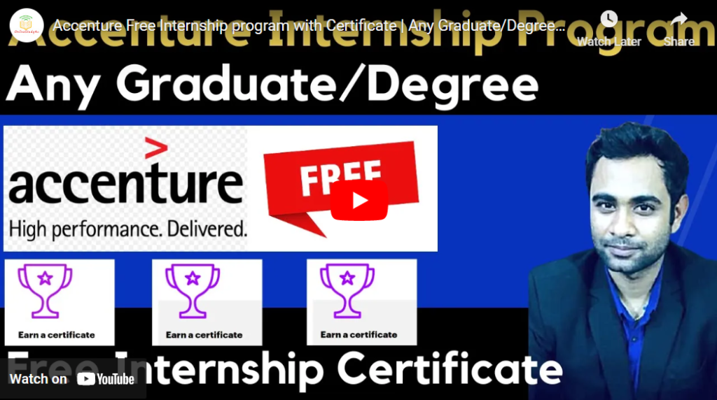 Accenture Student Programs Accenture Free Internship program with Certificate - Educast