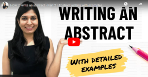 Read more about the article How to write an abstract: Part-2