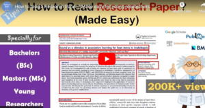 Read more about the article How to read a research paper